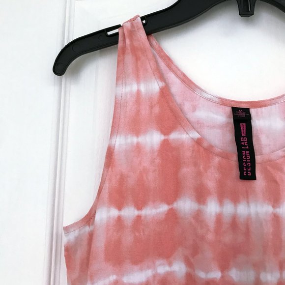 🎬✨Design Lab Lord & Taylor - Girls Pink and White Dress - Picture 4 of 11